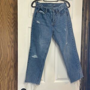 Old Navy Distressed Blue Jeans
